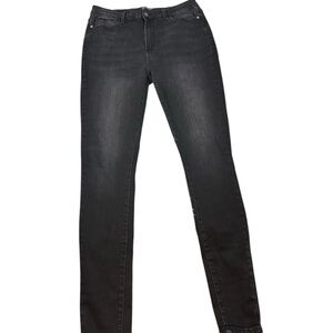 Judy Blue High Rise Skinny Fit Jeans Women's Size 15/32 JB88450 Washed Black